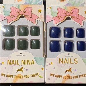 Two (2) Sets of Press on Nails